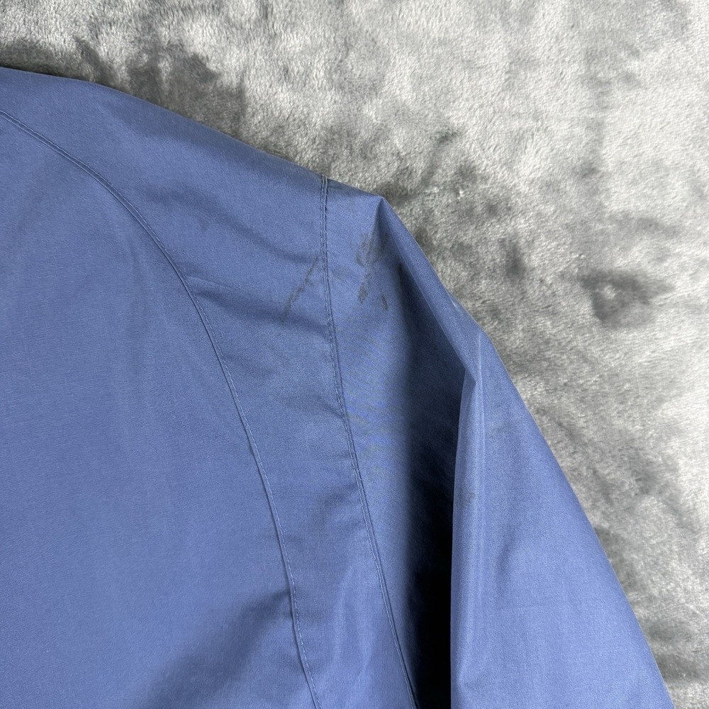 Members Only Mens Iconic Racer Jacket Blue Vintage 44L Full Zip Epaulettes - Picture 13 of 14